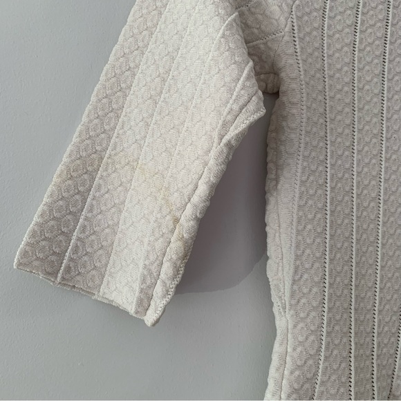 Jonathan Simkhai Peplum Pointelle Stretch Top XS - Picture 7 of 7